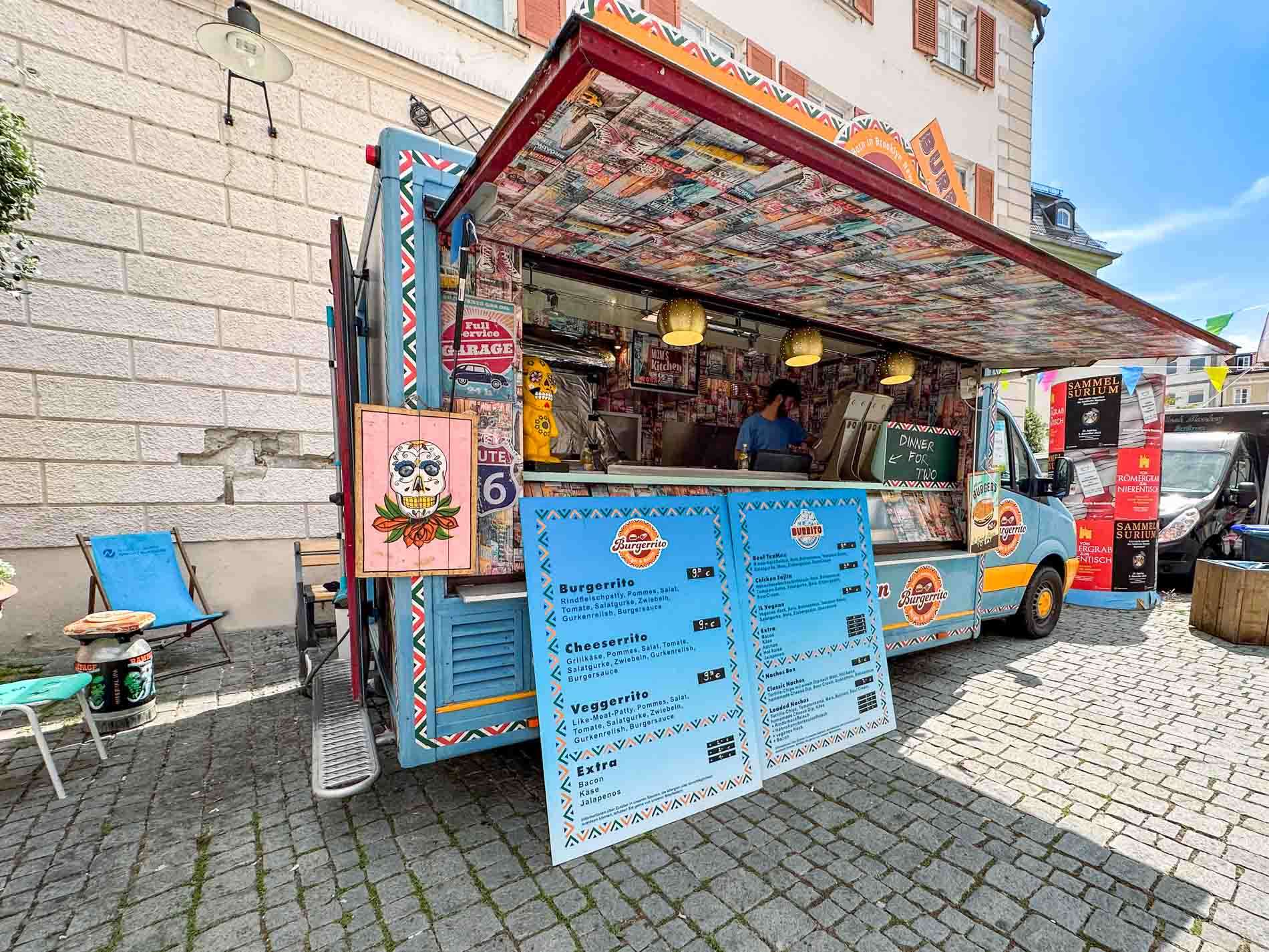 Bilder vom Street Food Market in Rosenheim