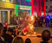 Feuershow am Ludwigsplatz