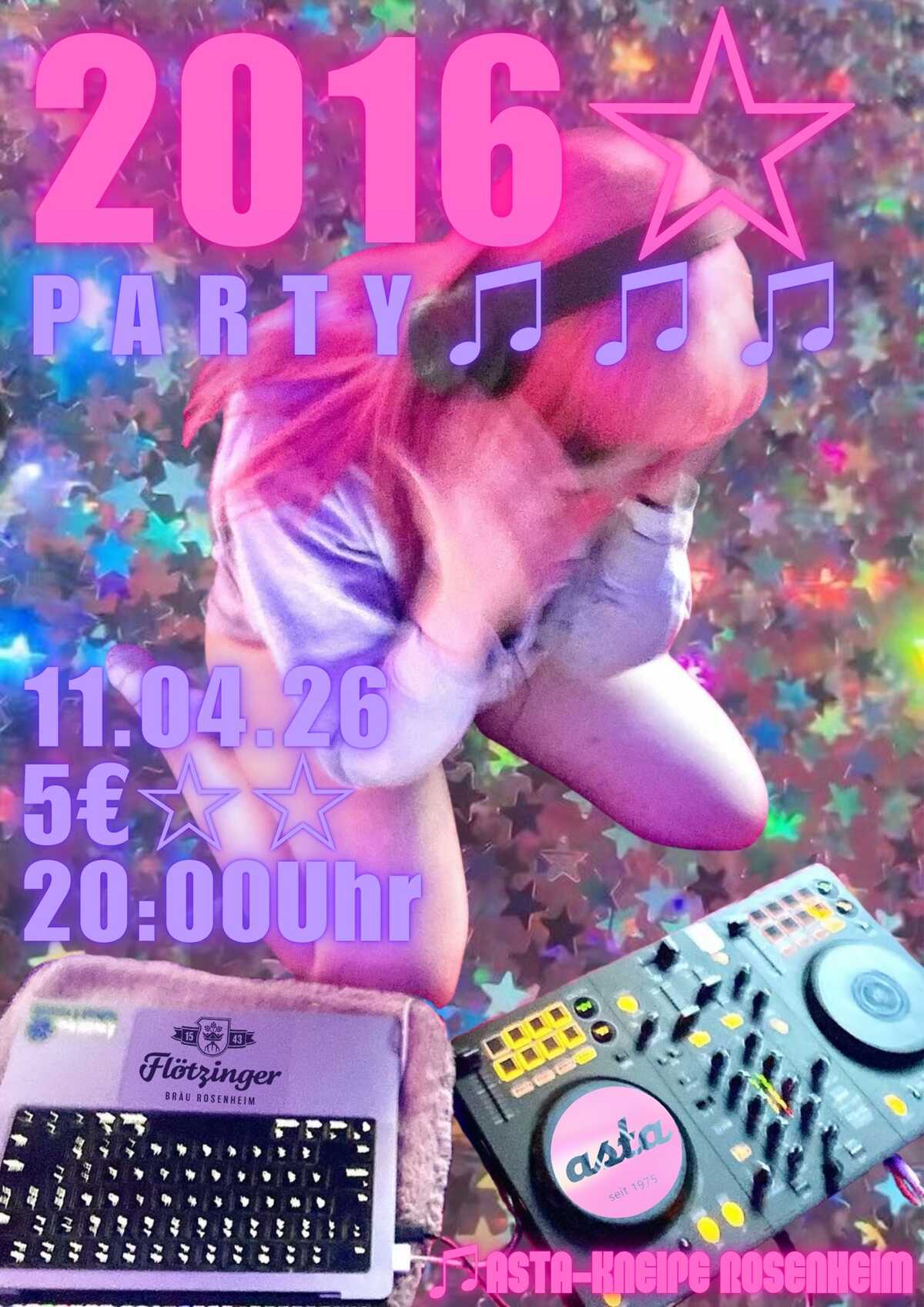 Back to 2016 - Die Throwback-Party in der Asta