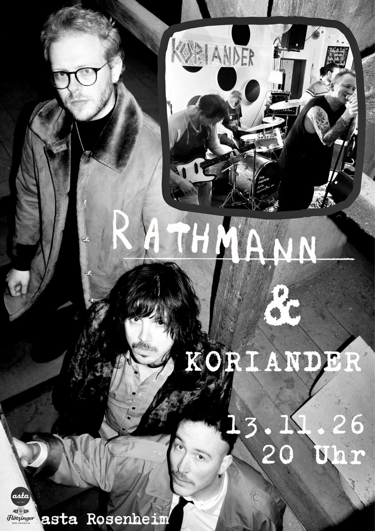 Rathmann & Koriander spielen Live in der Asta