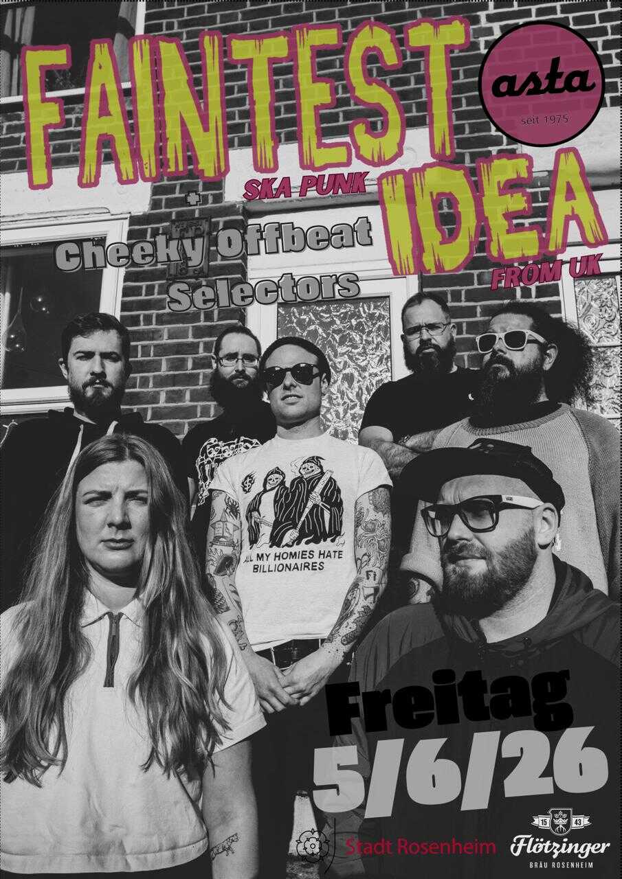 Faintest Idea & Cheeky Offbeat Selectors spielen in der Asta