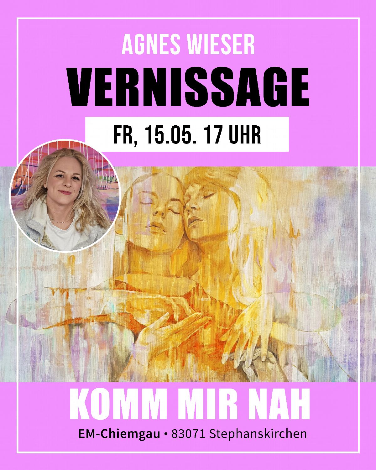 kunstaustellung agnes wieser em chiemgau