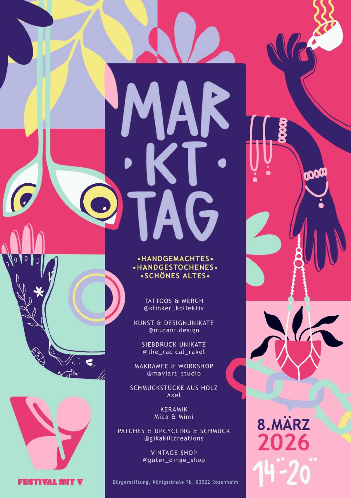 stadtjugendring festivalmitv sonntag plakat markttag