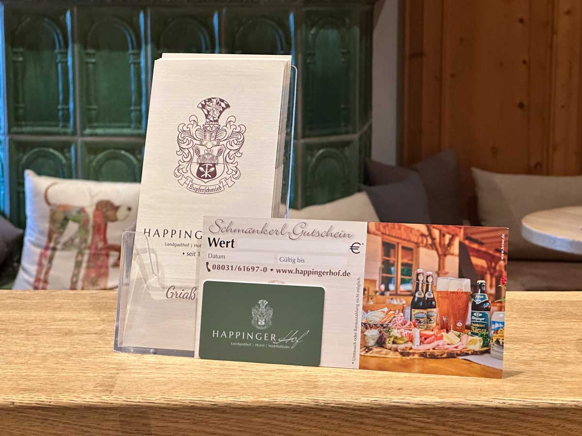 Restaurant- und/oder Hotelgutschein verschenken