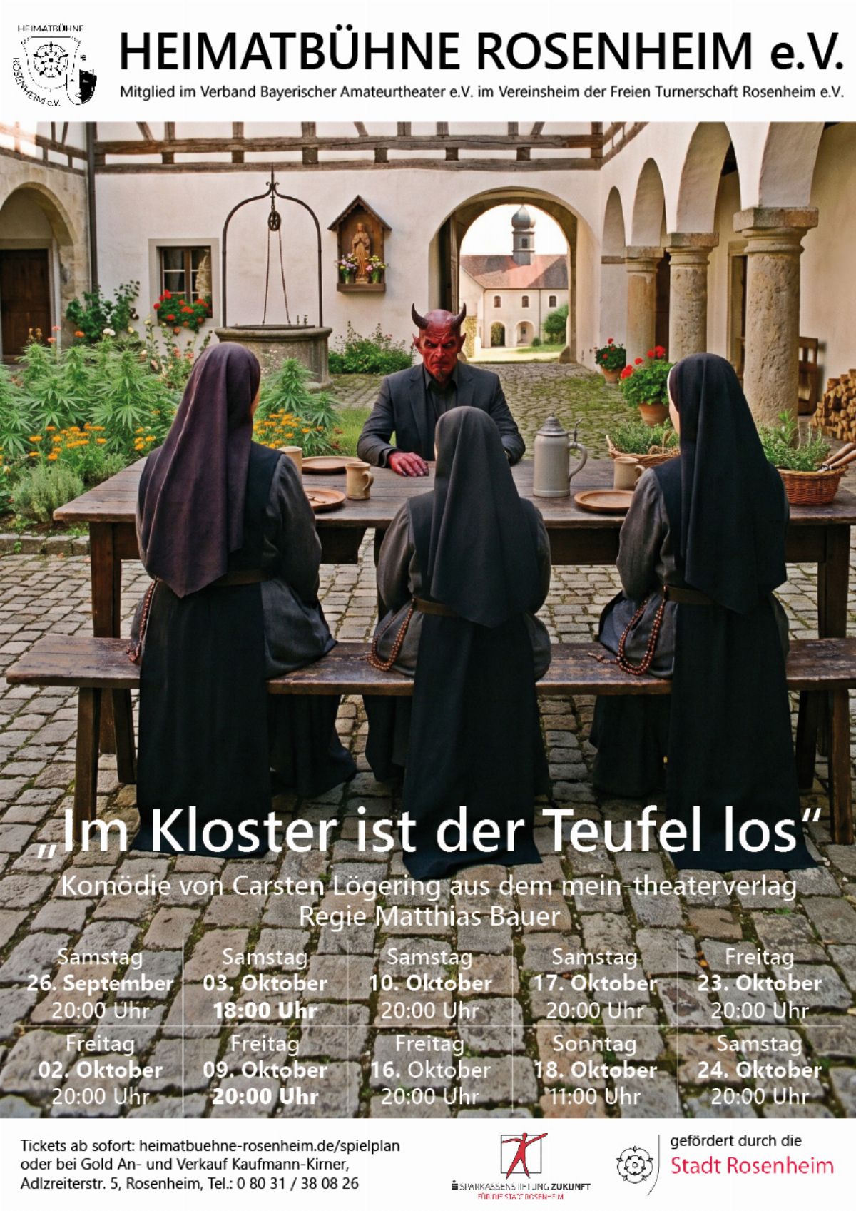 Im Kloster ist der Teufel los