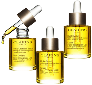 ©Clarins // Clarins Produkte mit Pflanzenextrakten
