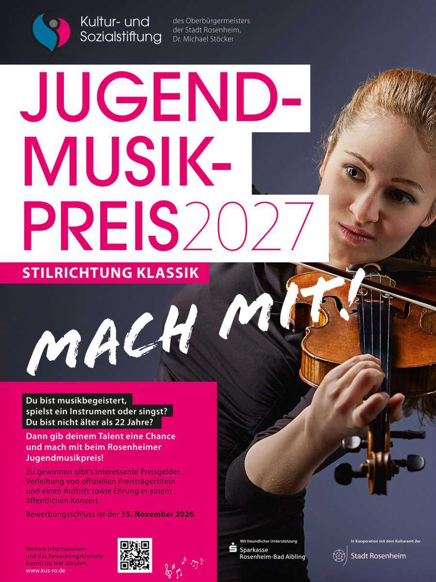 Bewerbung Rosenheimer Jugendmusikpreis