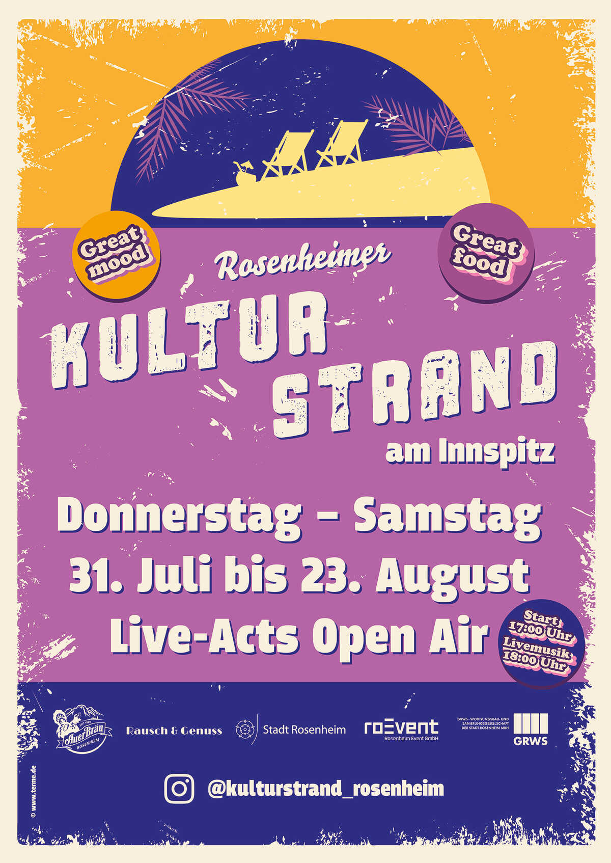 Rosenheimer Kulturstrand am Innspitz