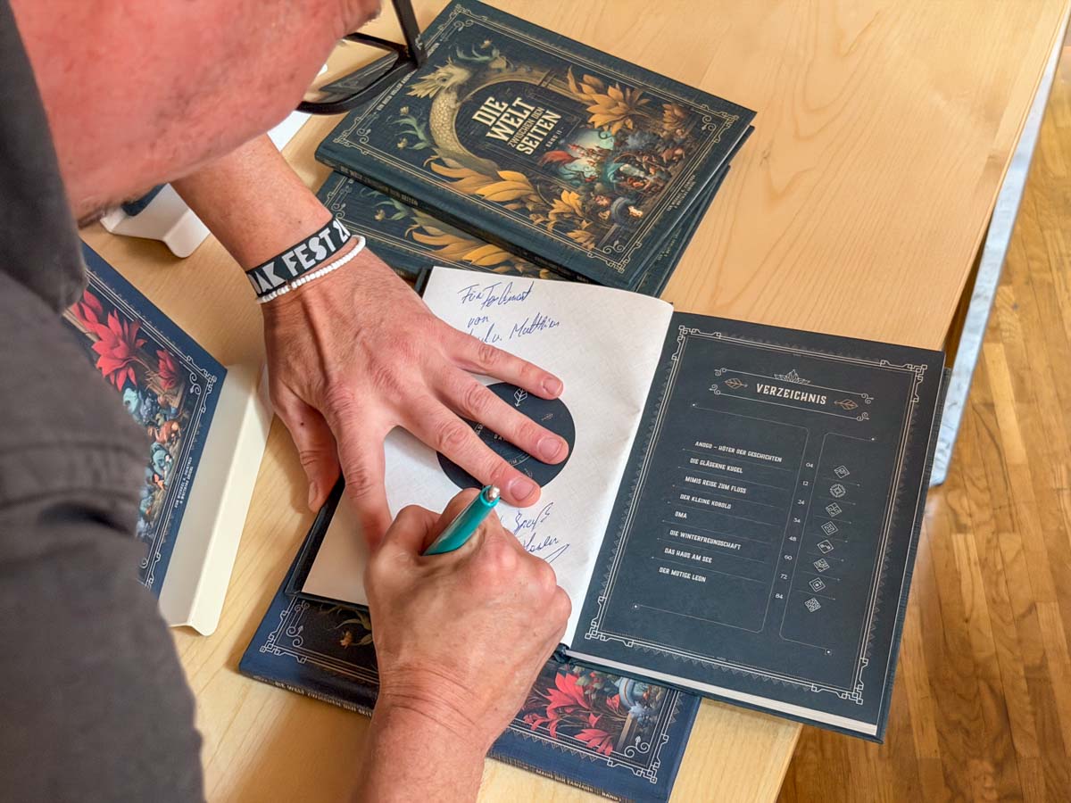 fantasy lesefestival Die Welt der Seiten Autogramme