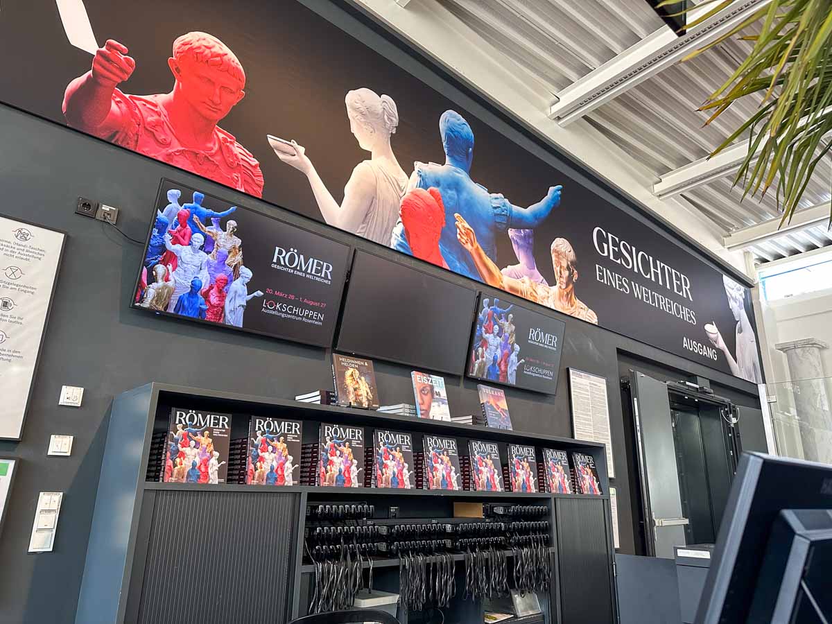 Ausstellung »Römer« im Lokschuppen Rosenheim