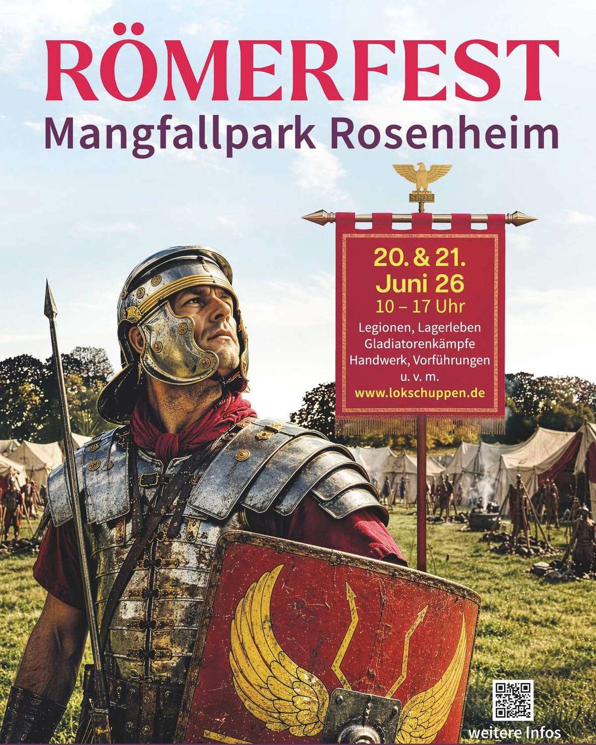 Römerlager im Mangfallpark Rosenheim