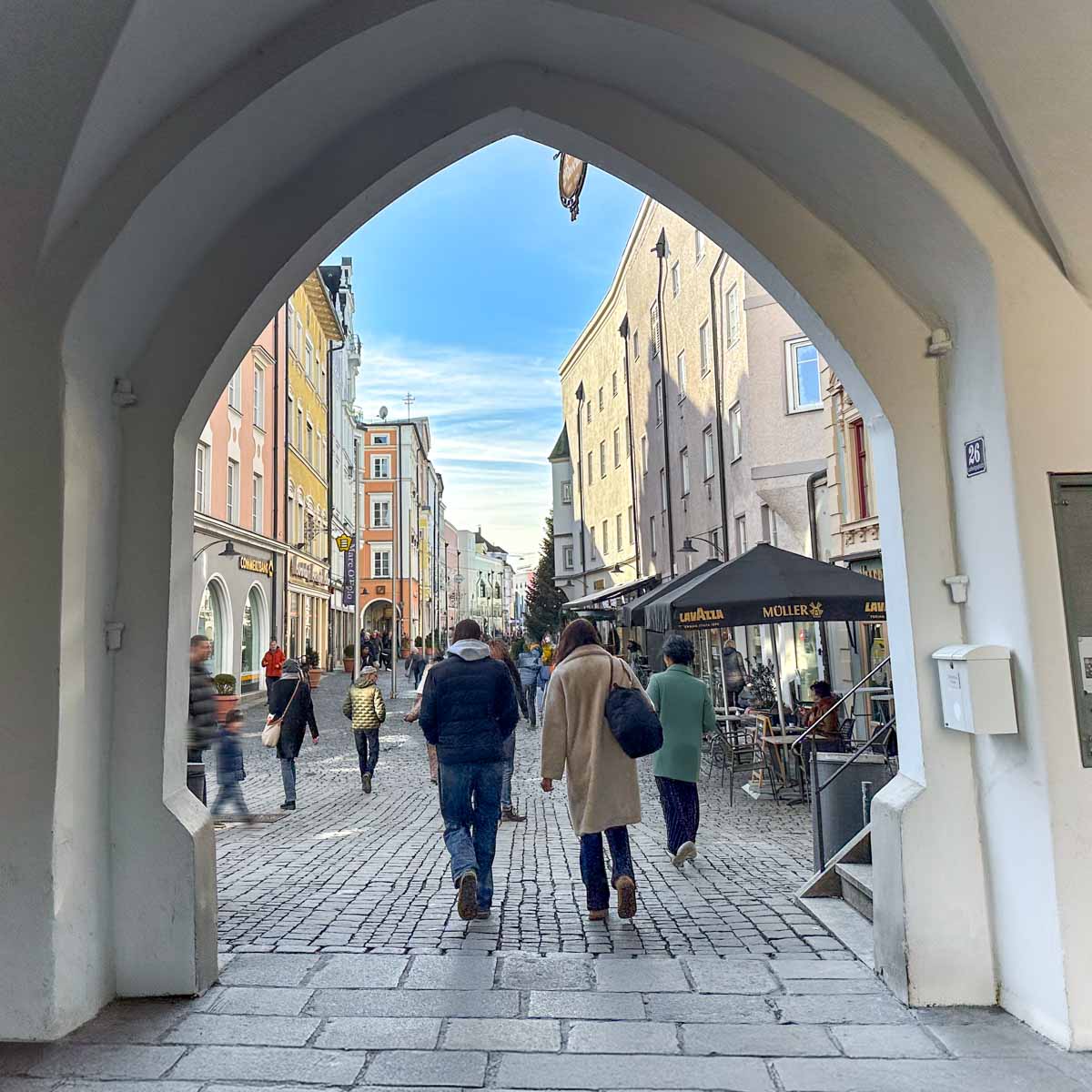 Treffpunkt Mittertor zur Stadtführung Marktgschichten