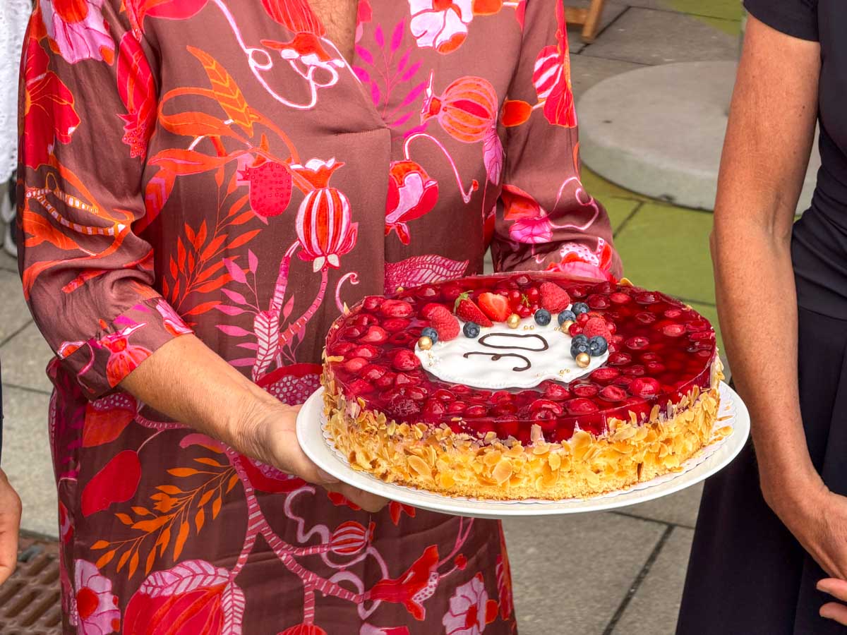 Torte 30 Jahre Stadtbibliothek am Salzstadel