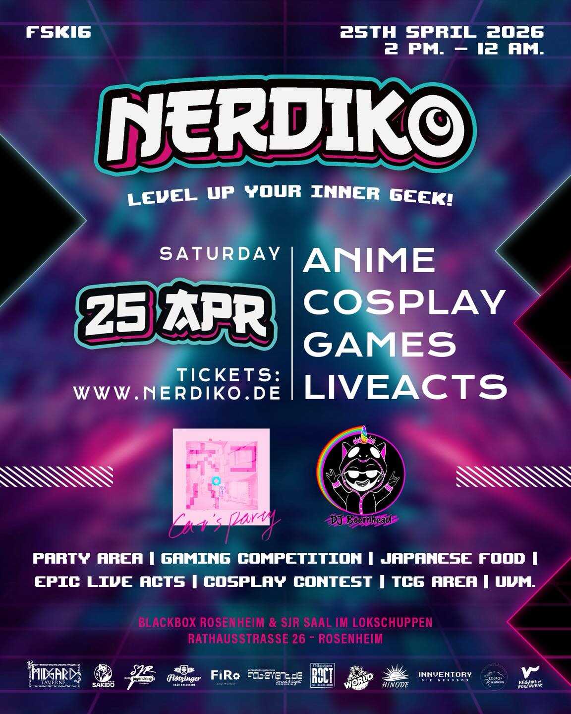 Nerdiko - Cosplay Convention in der Bühne im Lokschuppen