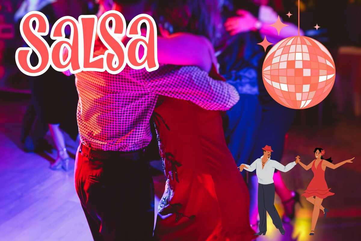 Salsa Tanzparty in der Bühne im Lokschuppen