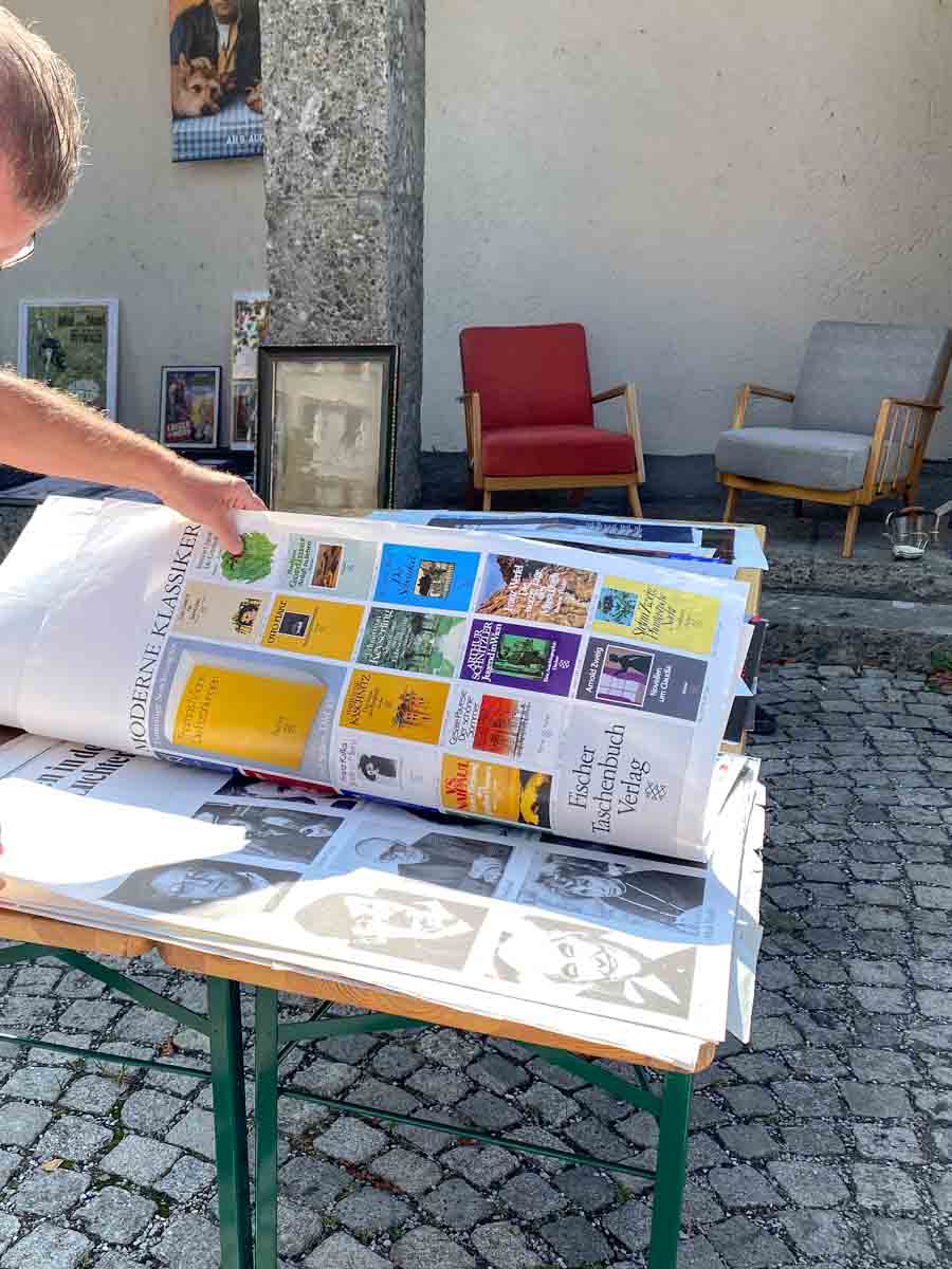 Plakat - Raritäten - Markt in der Städtischen Galerie