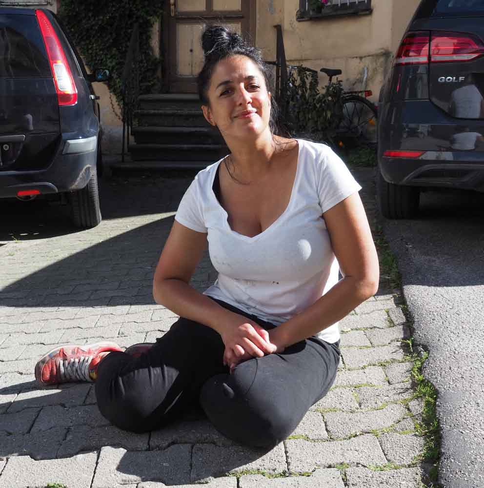 Transit Art Wand Soft Spot, Giebelwand Herzog-Otto-Straße, Künstlerin Hera Herakut