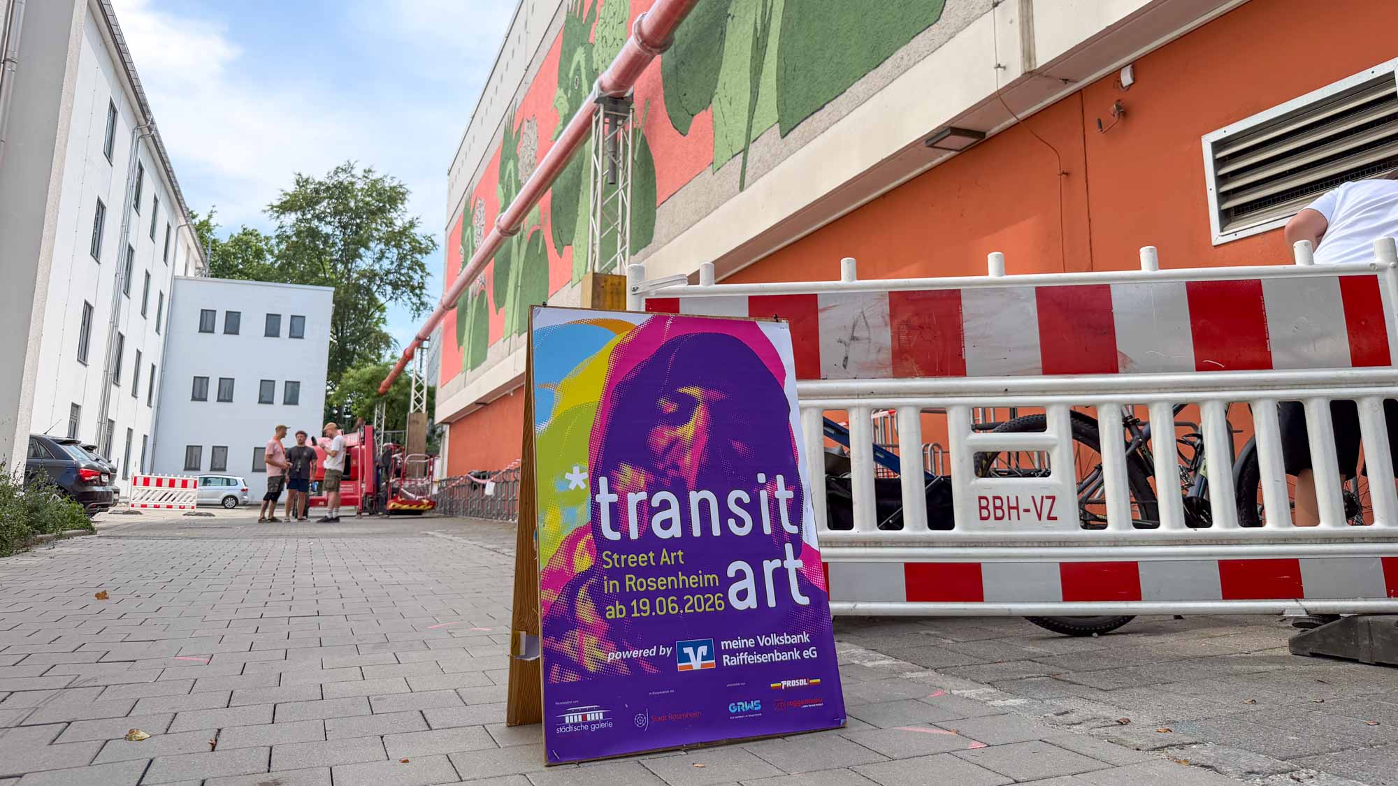 Transit Art StreetArt Kunst in Rosenheim