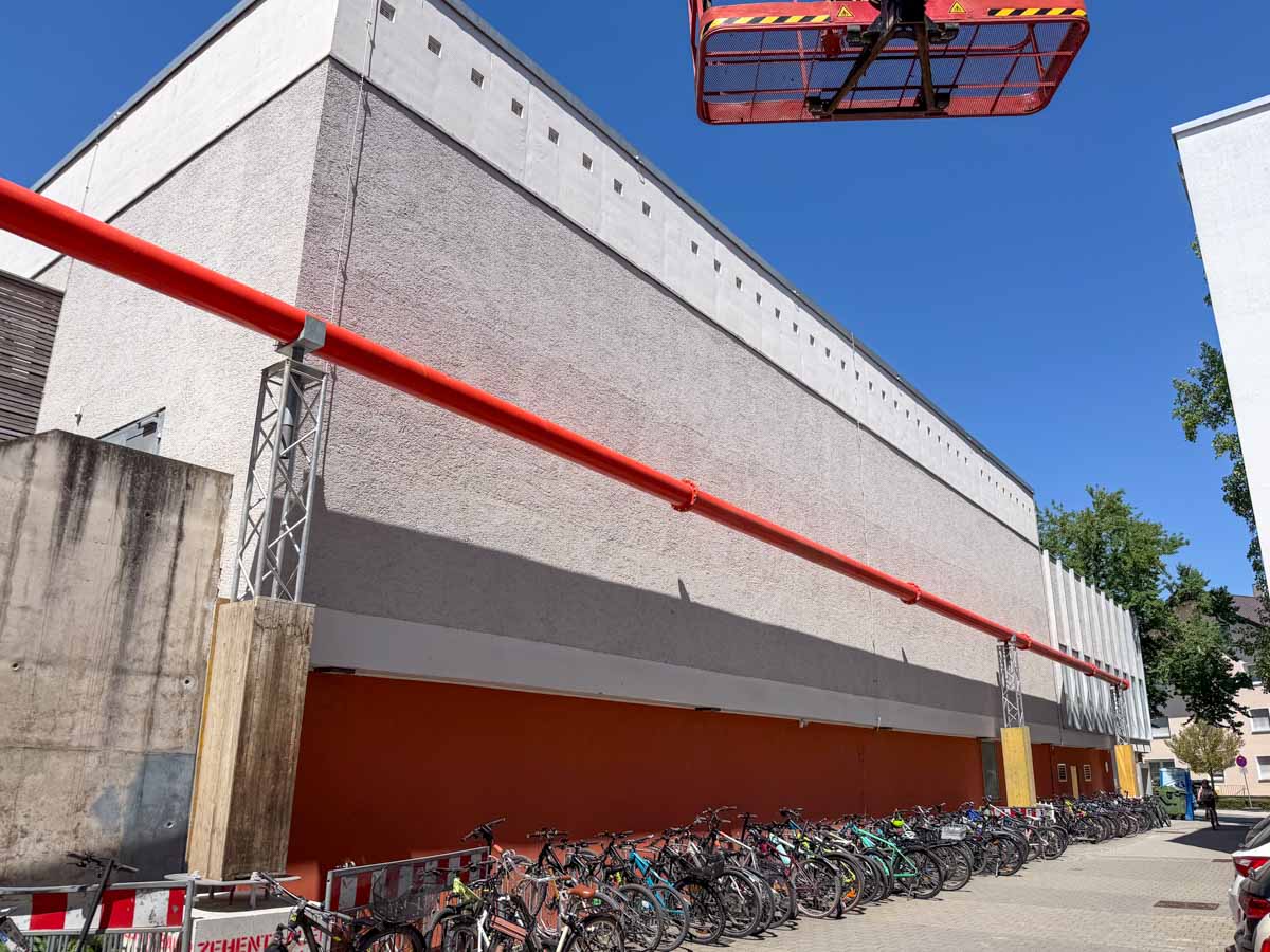 Turnhalle Johann-Rieder-Realschule - vorher