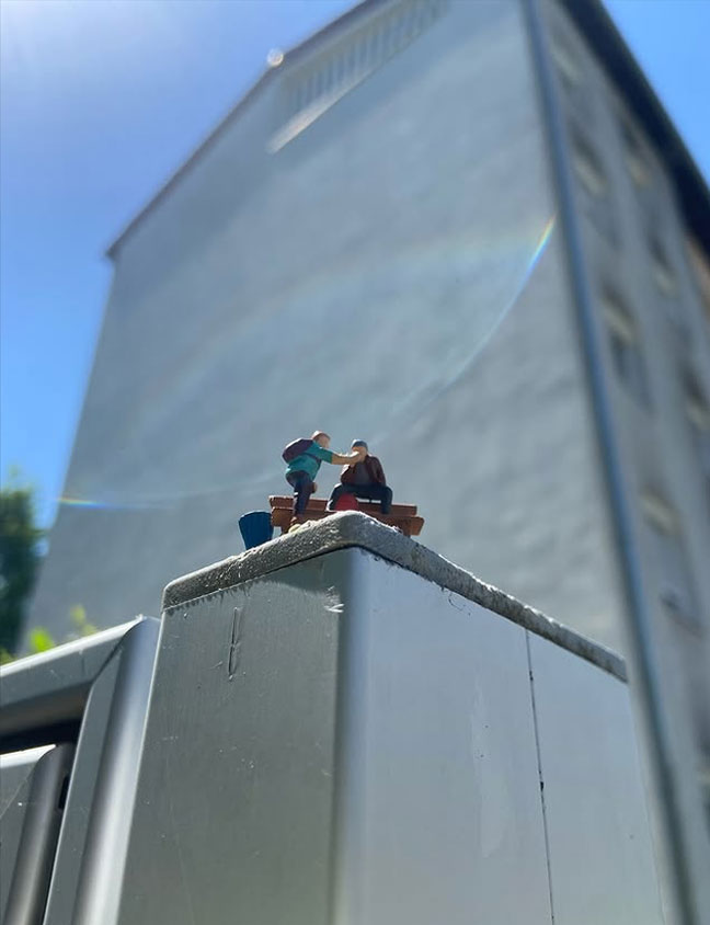 *transit art Wand »Wohnhaus Lessingstraße 45-49«