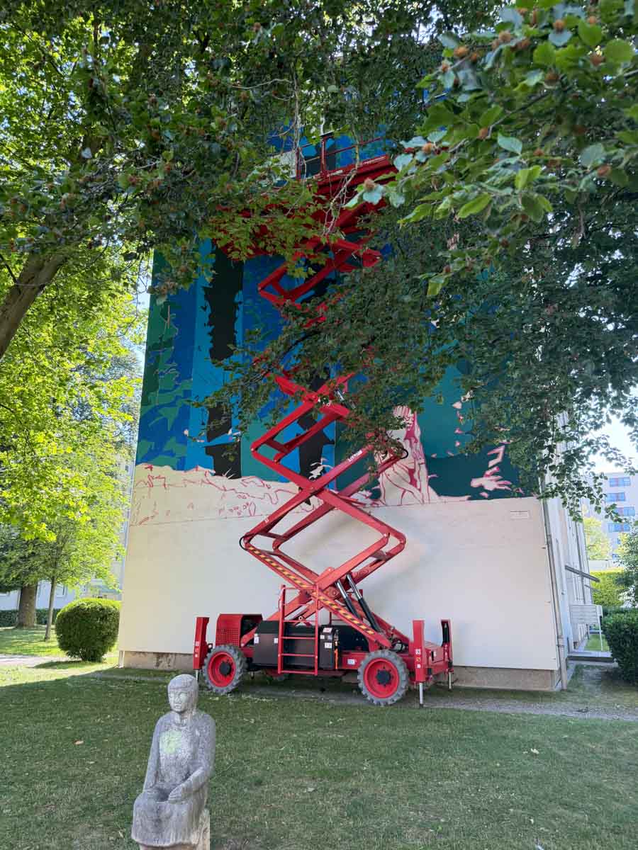 *transit art Wand »Wohnhaus Lessingstraße 57-61«