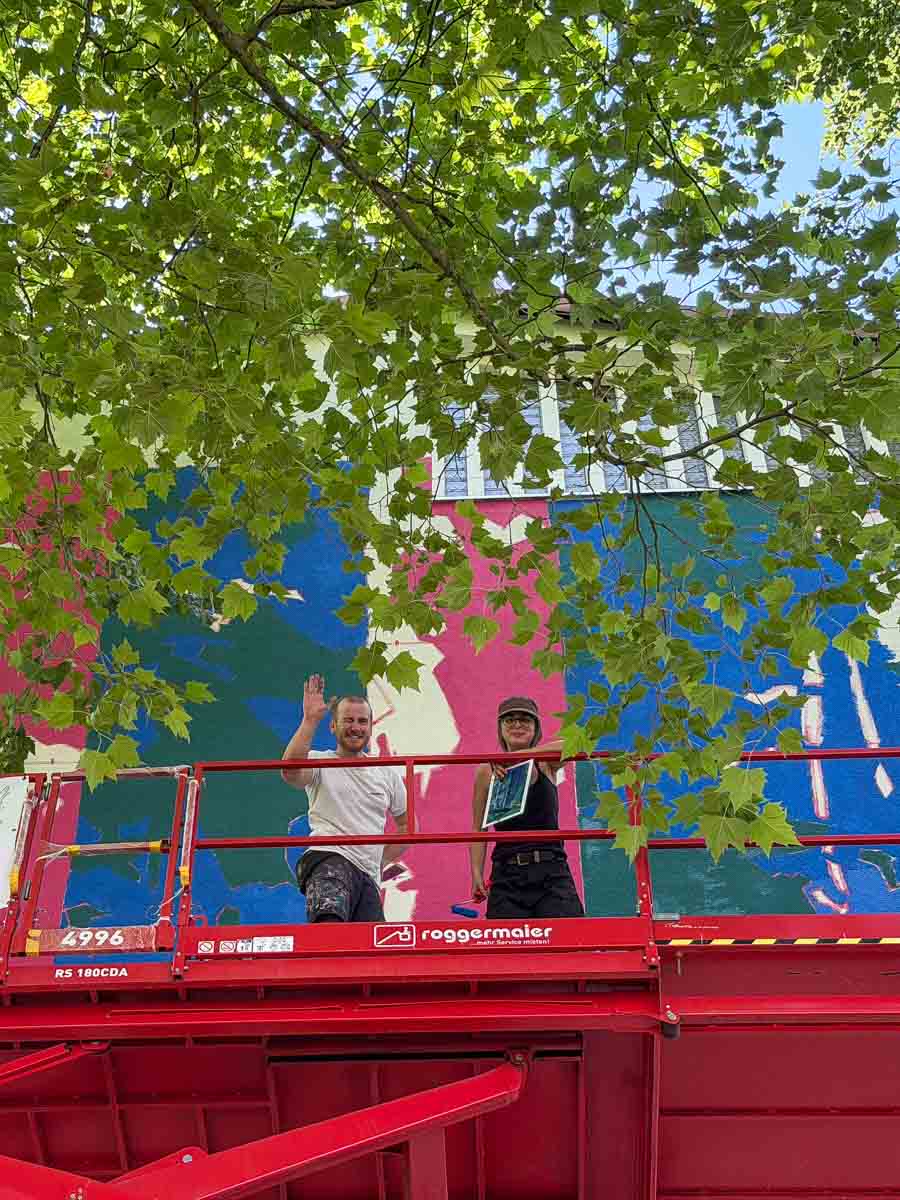 *transit art Wand »Wohnhaus Lessingstraße 57-61«
