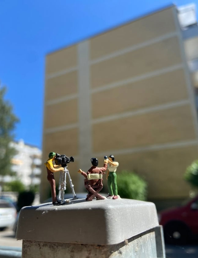 *transit art Wand Wohnhaus Schirmbeckstraße 6