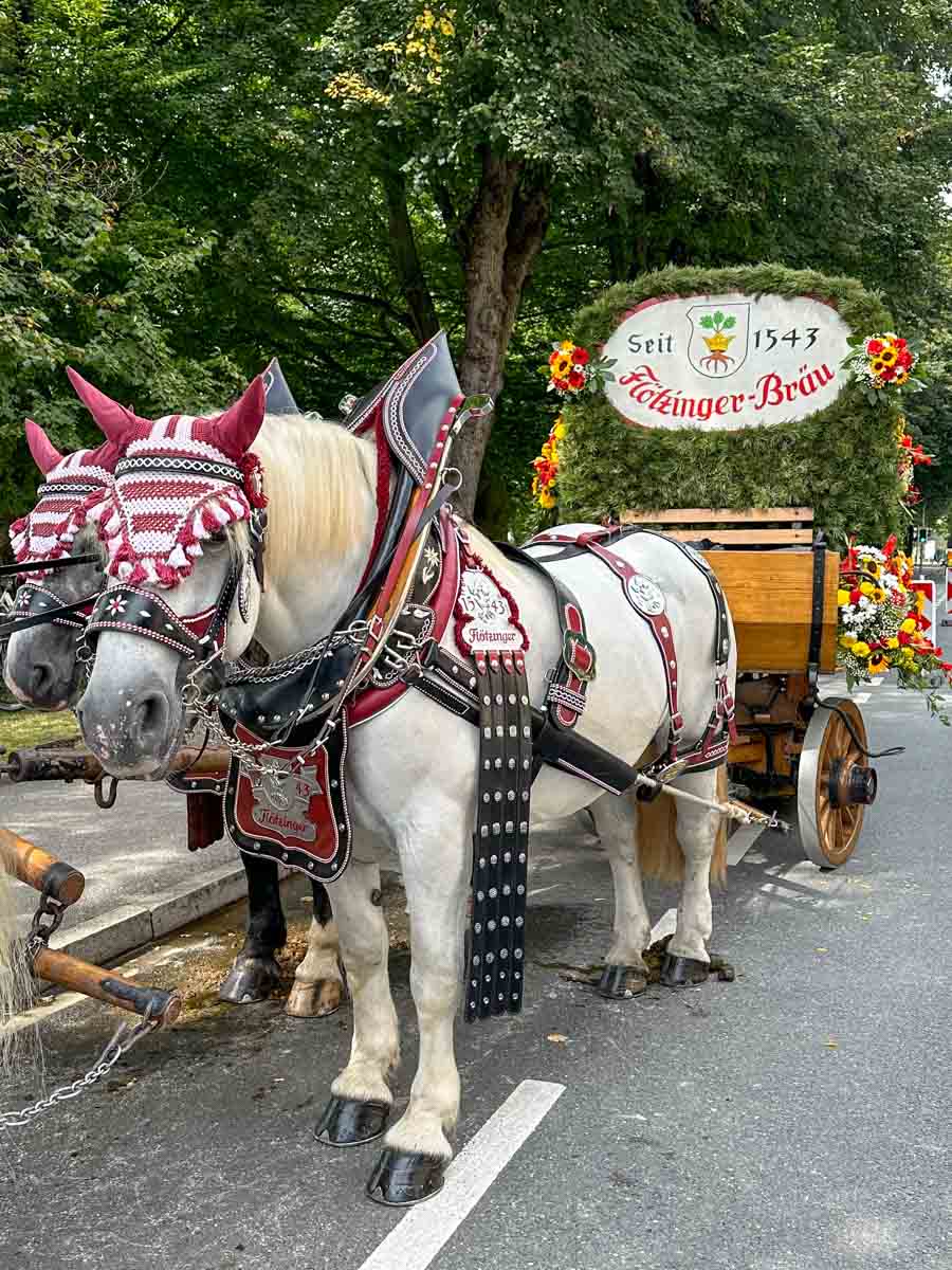Nachschub Bierfassl Herbstfest Rosenheim