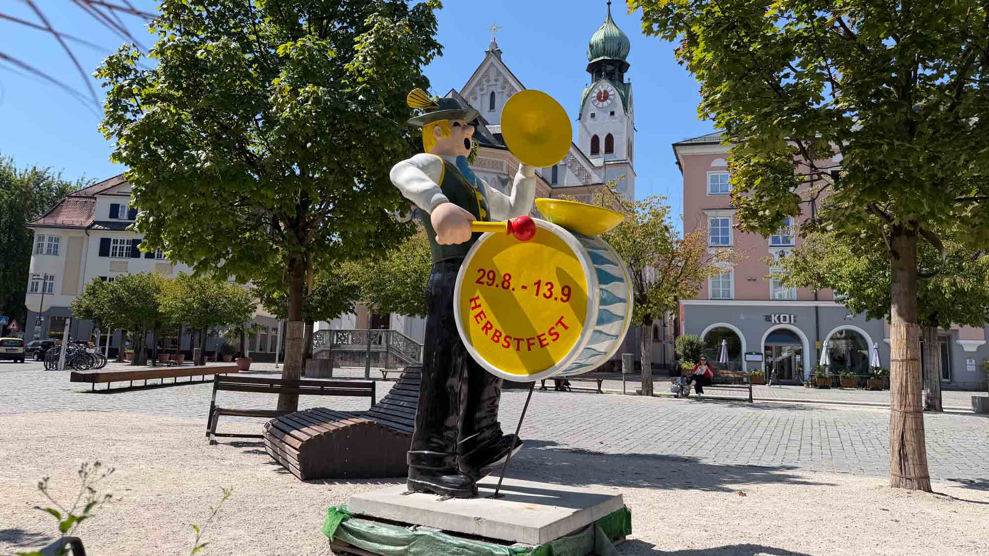 Herbstfest Trommler am Ludwigsplatz in Rosenheim