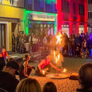 Feuershow am Ludwigsplatz