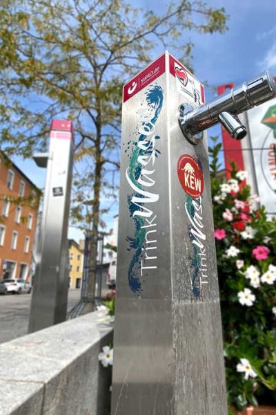 Trinkwasser Säule Stadtbibliothek am Salzstadel