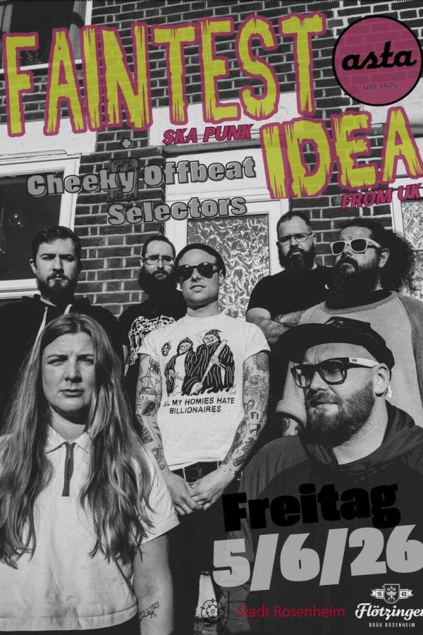 Faintest Idea & Cheeky Offbeat Selectors spielen in der Asta