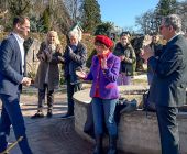 Einweihung Trinkwasserbrunnen im Friedhof Rosenheim