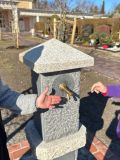 Einweihung Trinkwasserbrunnen im Friedhof Rosenheim