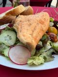 Sommersalat mit Forellenfilet 03