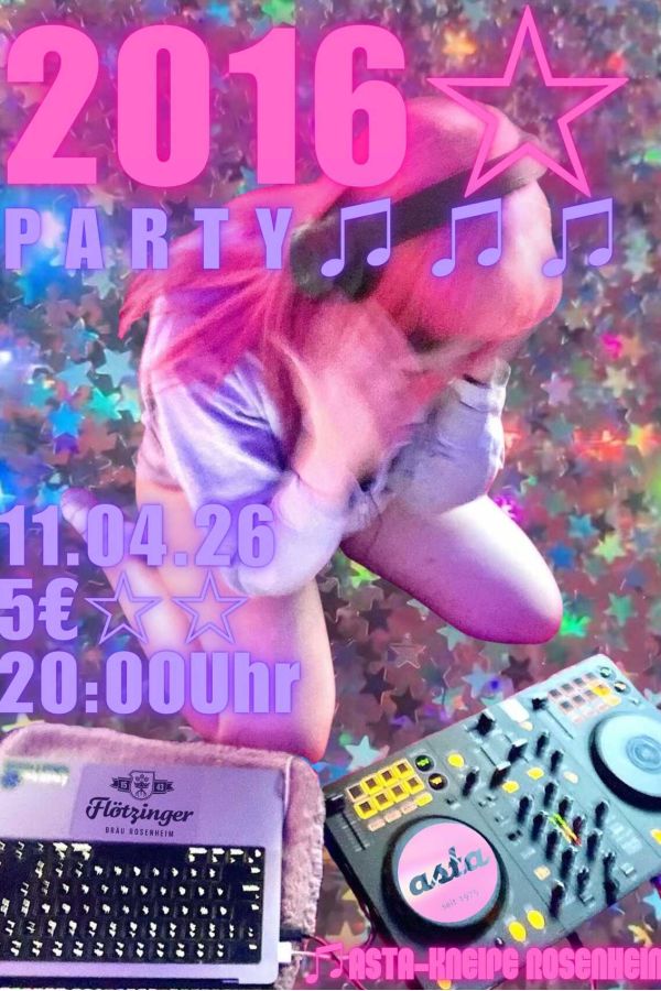 Back to 2016 - Die Throwback-Party in der Asta