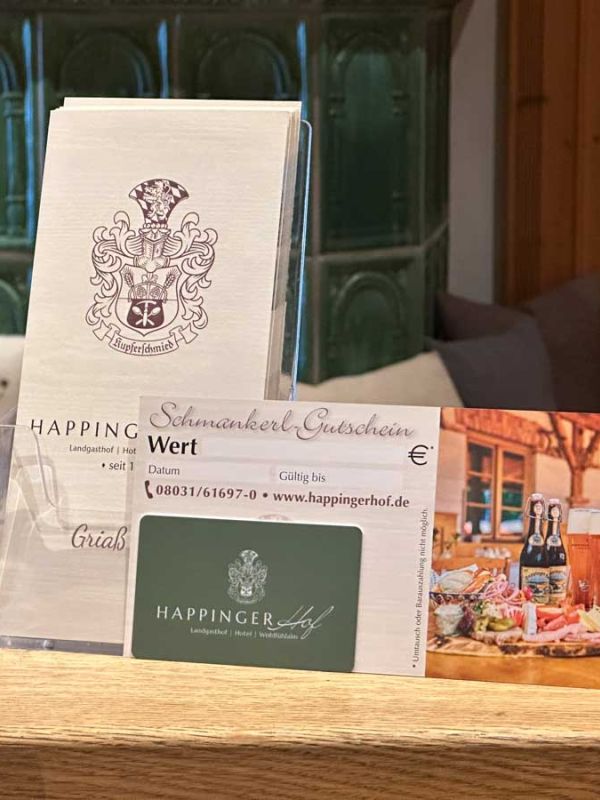 Restaurant- und/oder Hotelgutschein verschenken