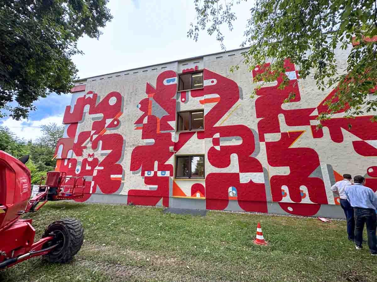 +transit art Wand Johannes Brechter BRK Seniorenheim