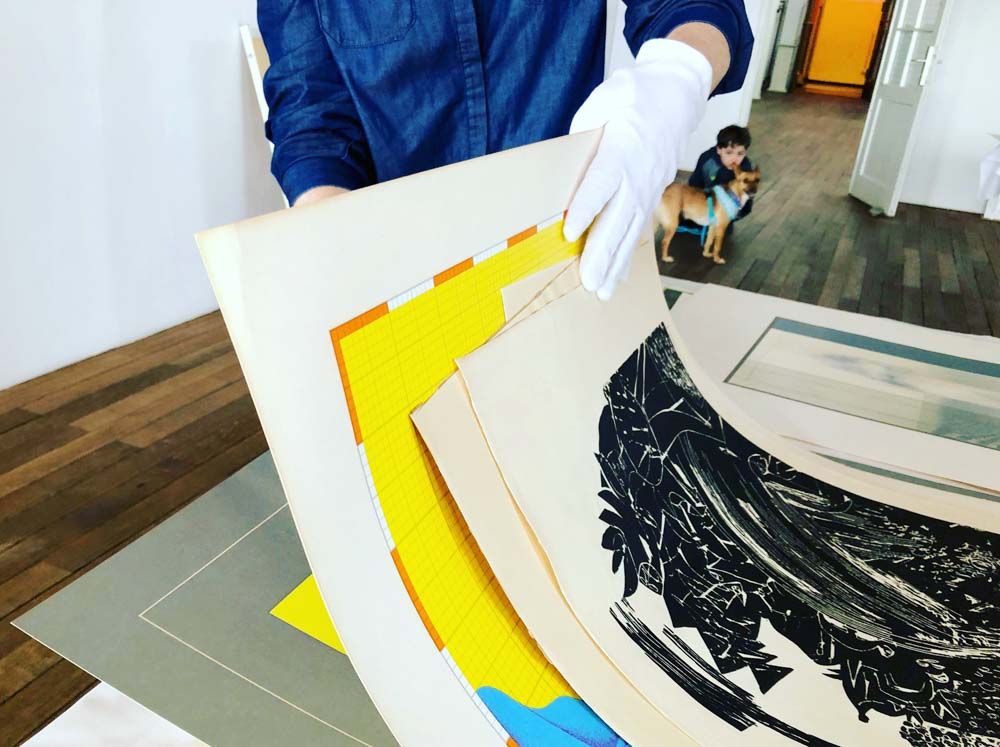 Grafikverkauf im Kunstverein Rosenheim