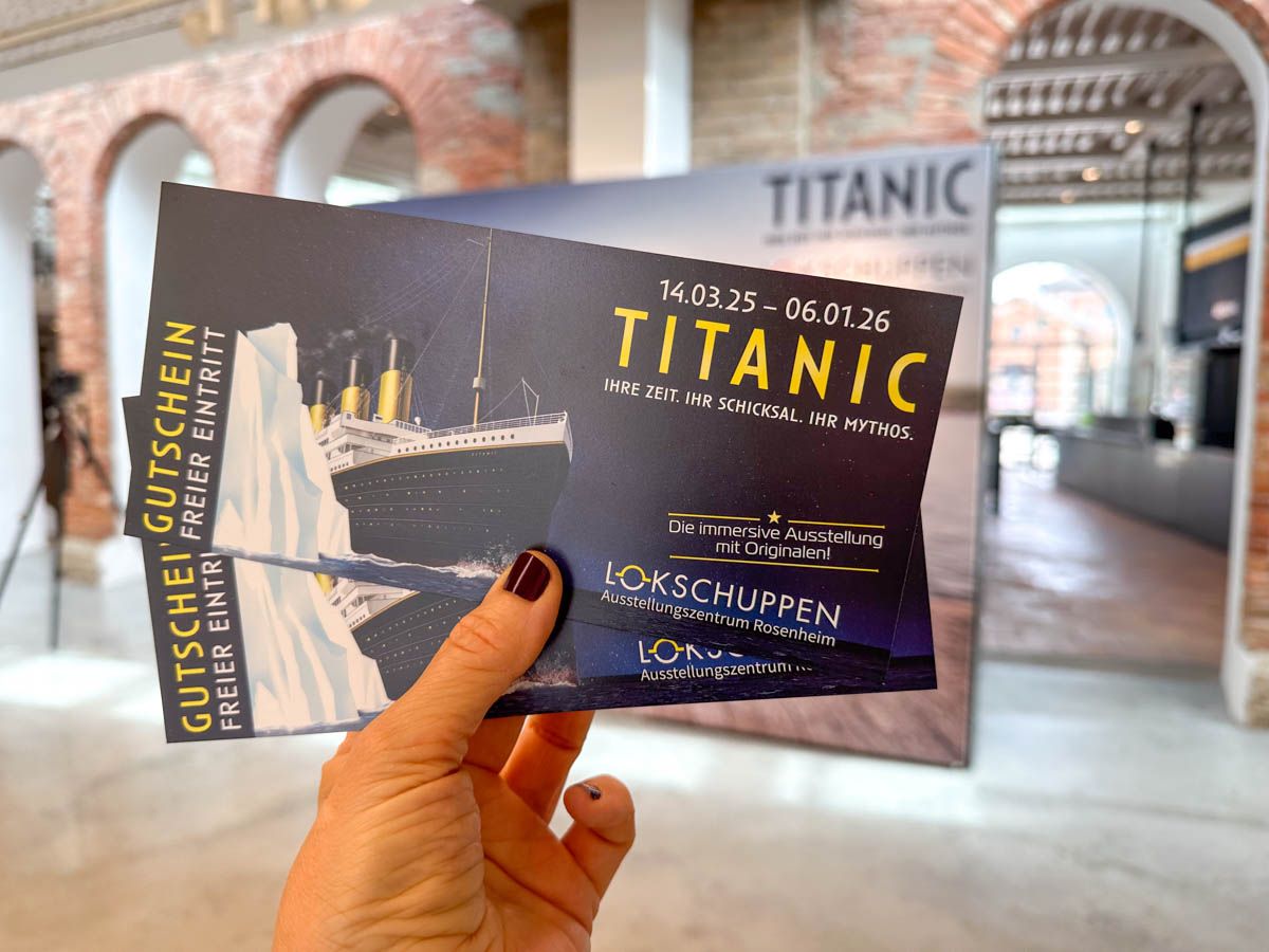 Freikarten gewinnen für die Titanic Ausstellung in Rosenheim
