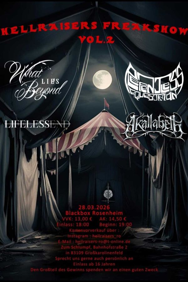 Hellraisers Freakshow Vol.2  in der Blackbox im Lokschuppen