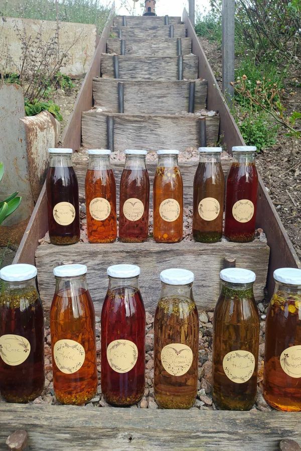 Lerne im Treffpunkt Grün Gemmomittel herzustellen