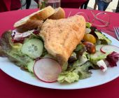 Sommersalat mit Forellenfilet 03