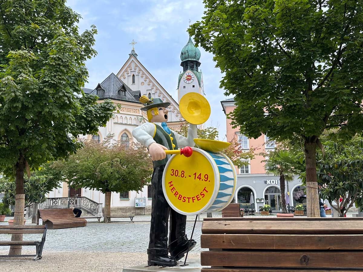 Herbstfest Trommler am Ludwigsplatz in Rosenheim
