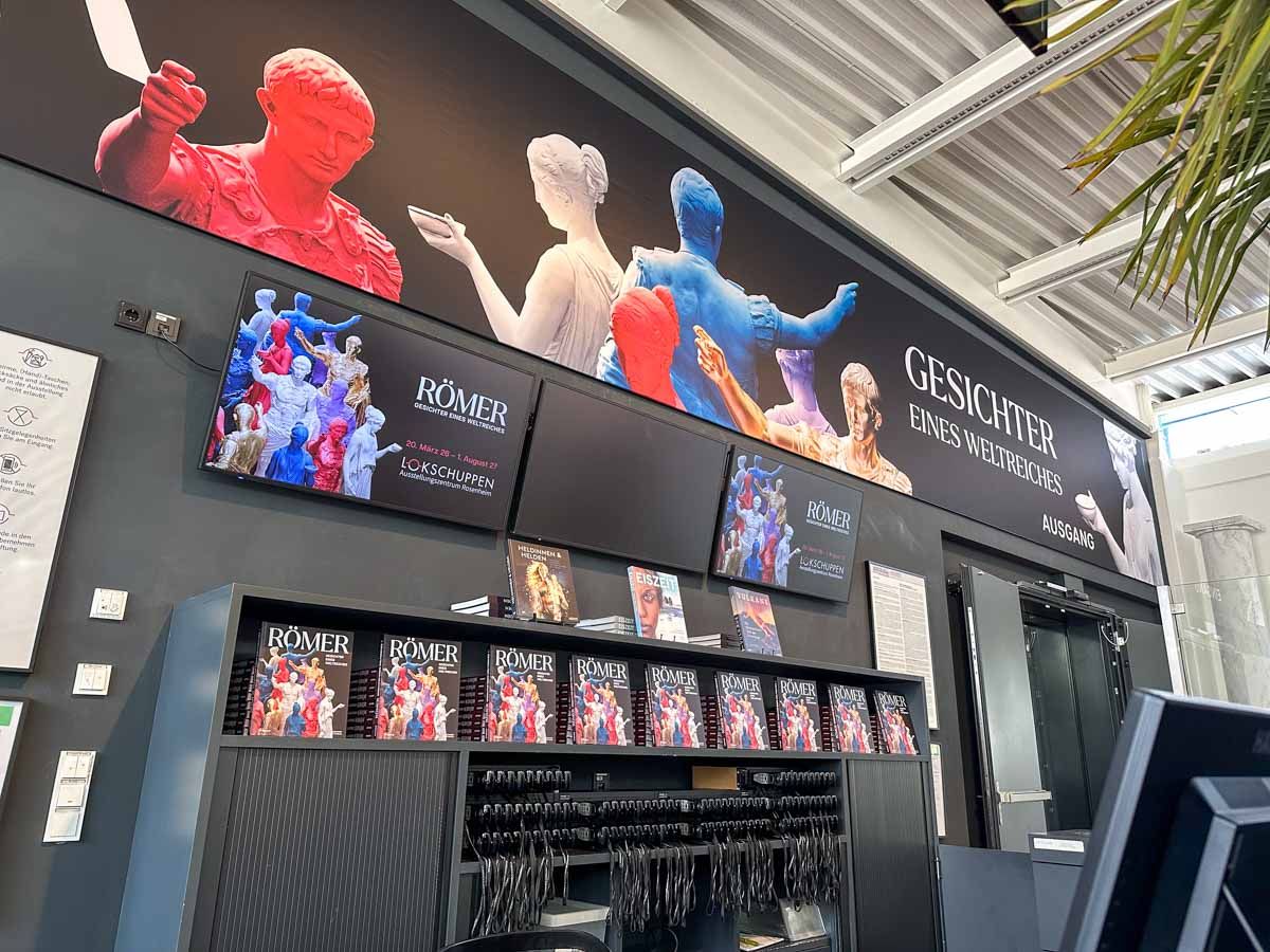 Ausstellung »Römer« im Lokschuppen Rosenheim
