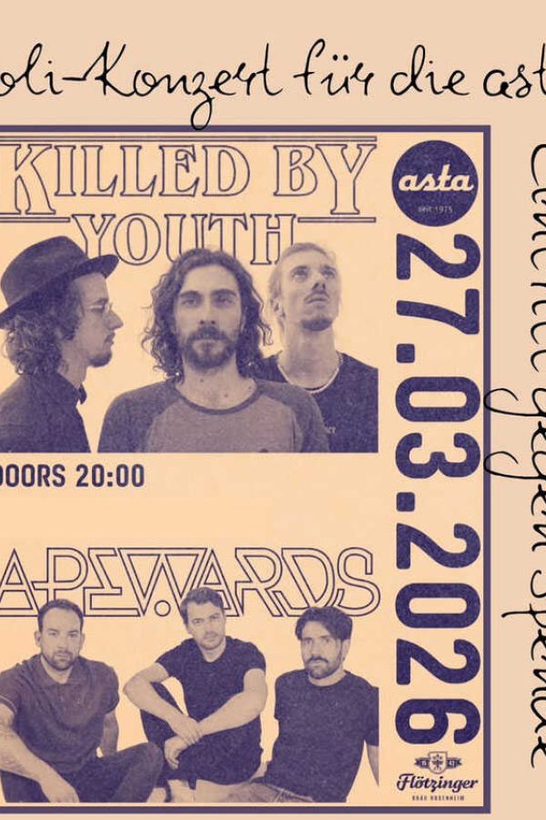 Live: Killed by Youth + Apewards in der Asta