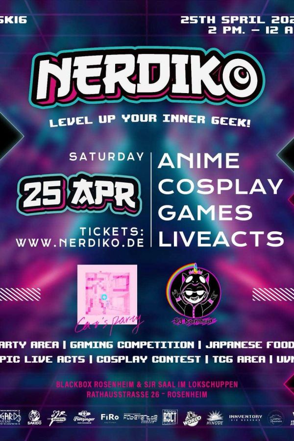 Nerdiko - Cosplay Convention in der Bühne im Lokschuppen