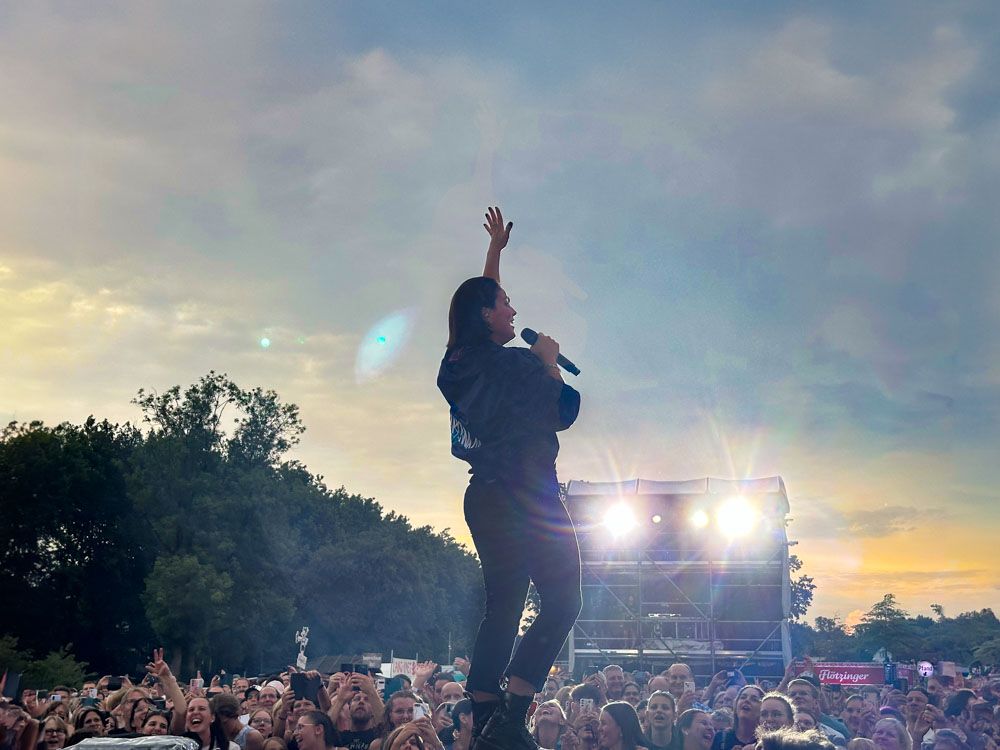 Bilder Stefanie Heinzmann & Silbermond Sommerfestival Rosenheim