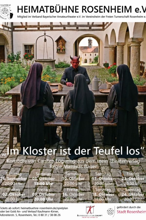 Im Kloster ist der Teufel los