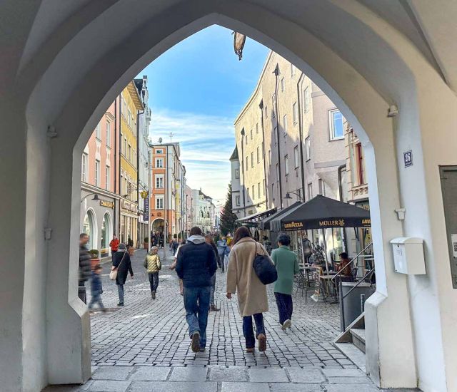 Treffpunkt Mittertor zur Stadtführung Marktgschichten